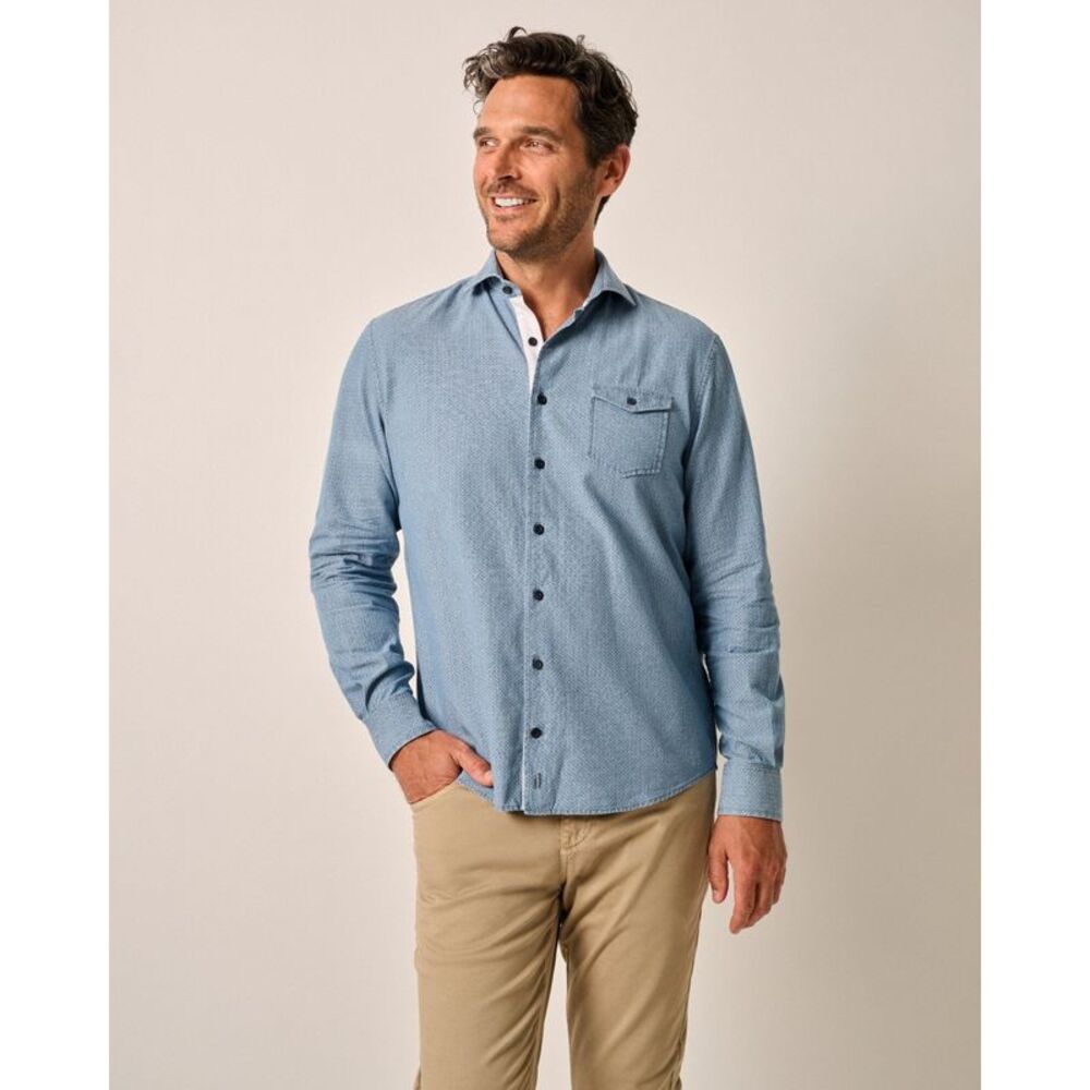 Hangin' Out Linen Button Down Shirt - Hancock, Size: L - Picture 1 of 1